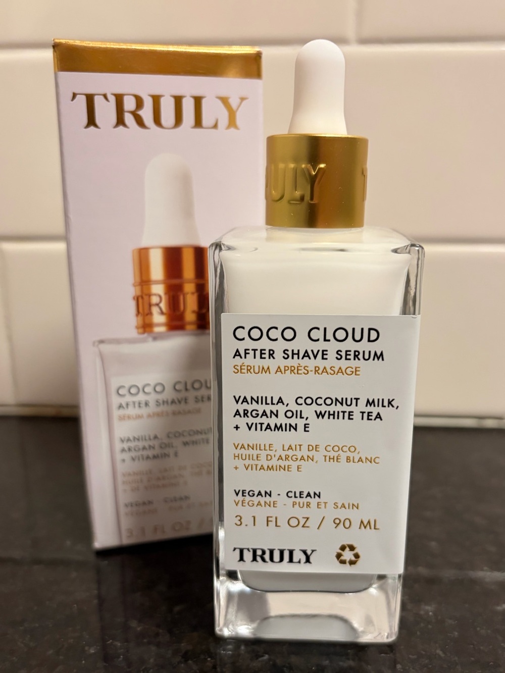 Truly - “Coco Cloud “After Shave Serum (Size: 3.1 fl oz) - New in Box - Picture 5 of 15